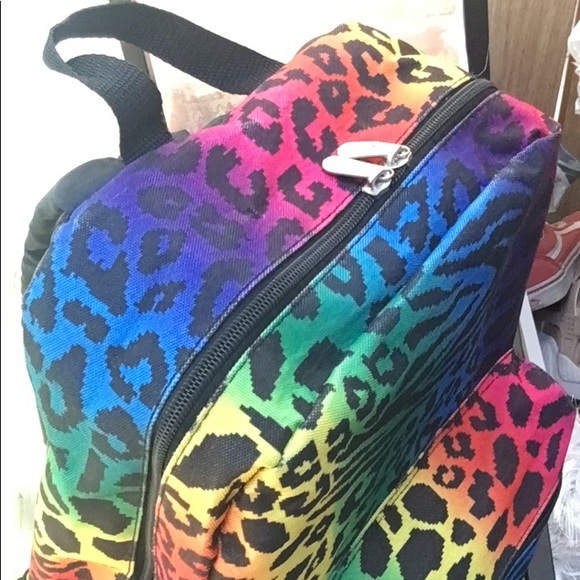 2/$25 Bright Animal Print Lightweight Backpack - Picture 2 of 8
